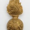 Victorian Royal Scots Fusiliers Fur Cap Grenade Badge