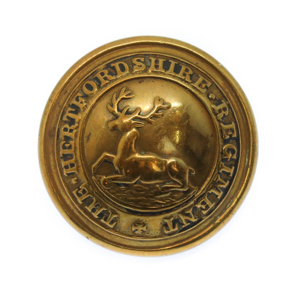 The Hertfordshire Regiment Officer's Button (26mm)