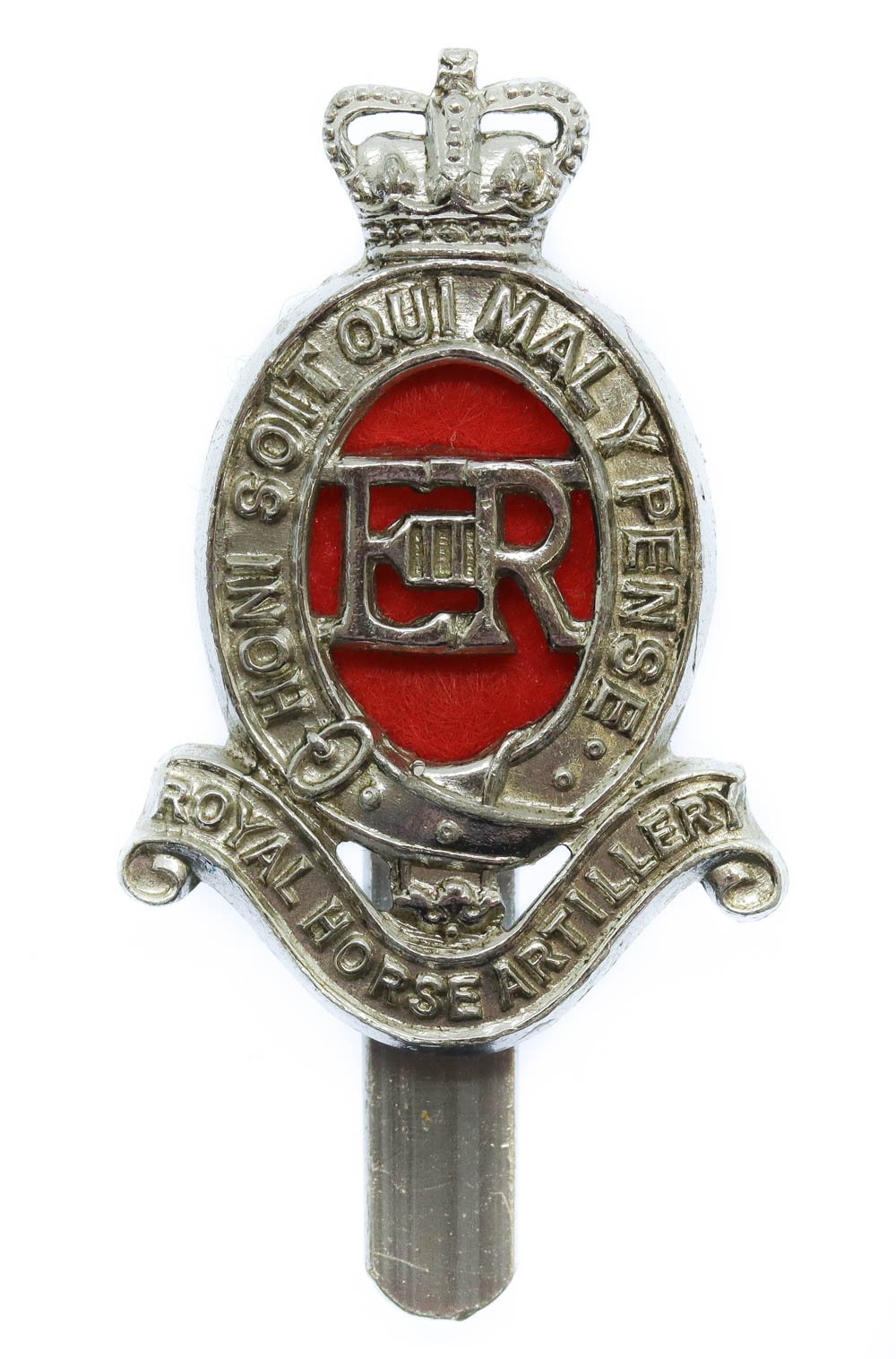 Royal Horse Artillery (R.H.A.) Anodised (Staybrite) Cap Badge