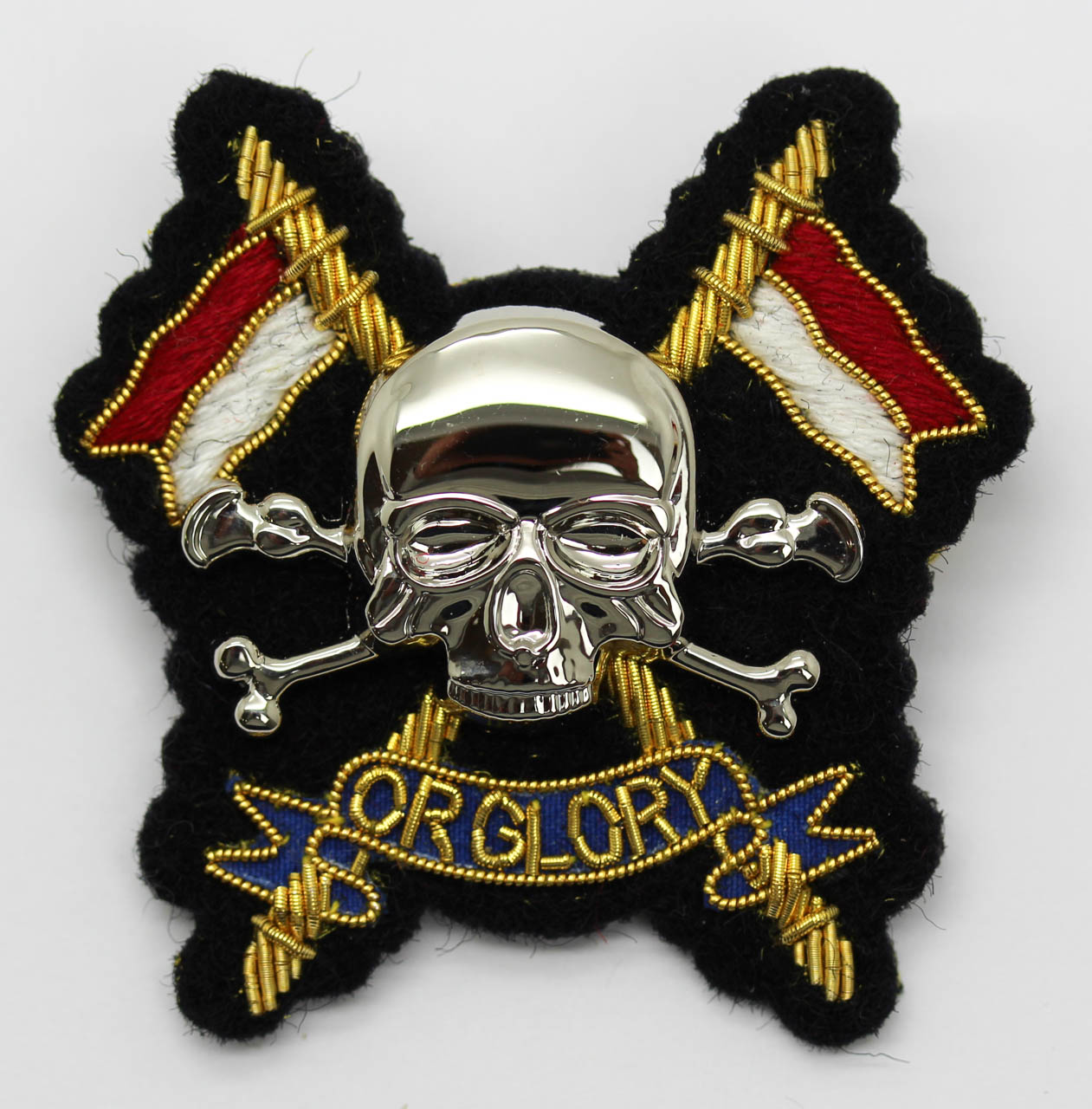 Royal Lancers Officer's Metal & Bullion Beret Badge