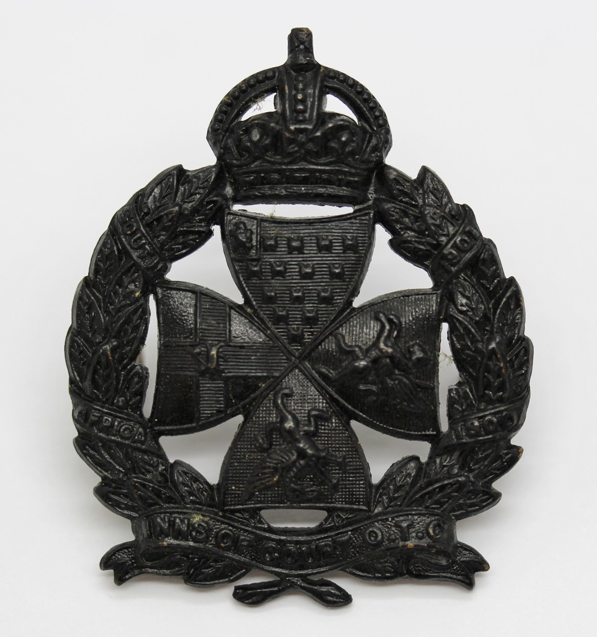 Inns of Court O.T.C. Cap Badge - King's Crown