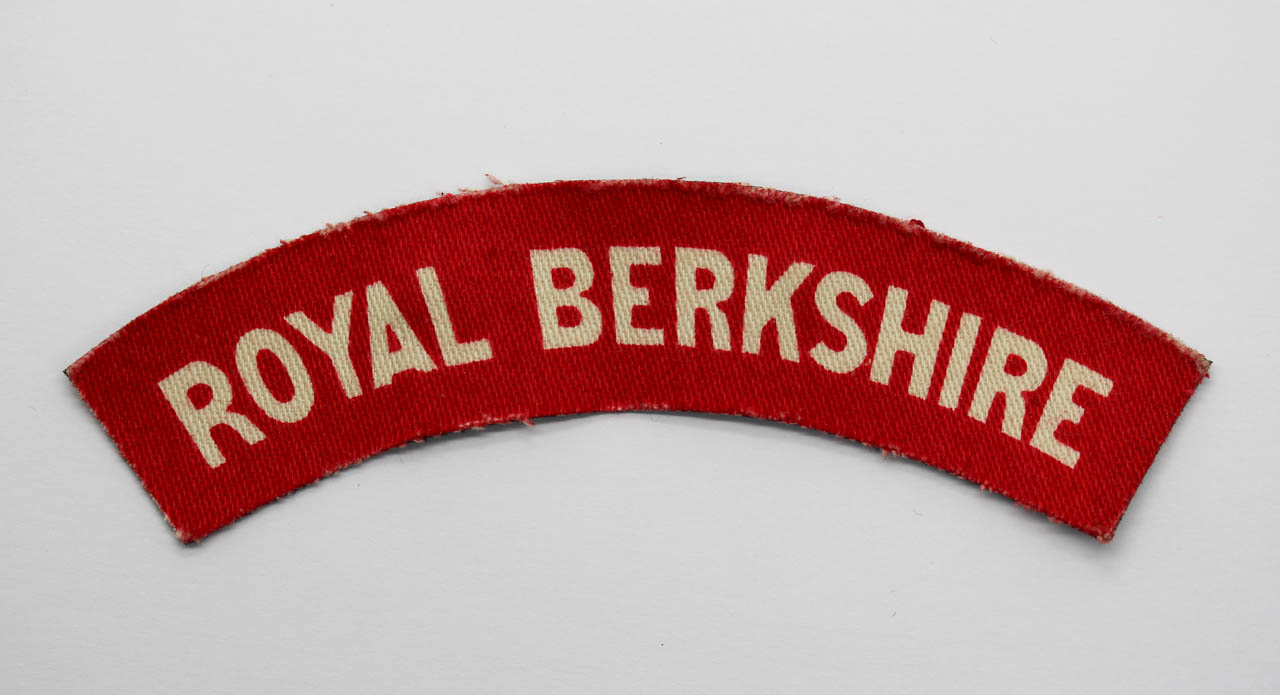 Royal Berkshire Regiment (ROYAL BERKSHIRE) Printed Shoulder Title