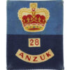 28th Commonwealth Brigade (ANZUK) Printed Formation Sign (3rd Pattern)