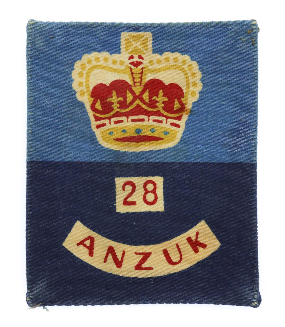 28th Commonwealth Brigade (ANZUK) Printed Formation Sign (3rd Pattern)