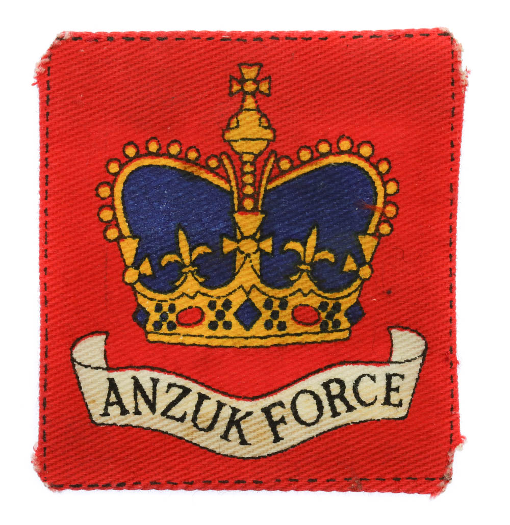 Australia, New Zealand & United Kingdom Force  (ANZUK Force) Printed Formation Sign.