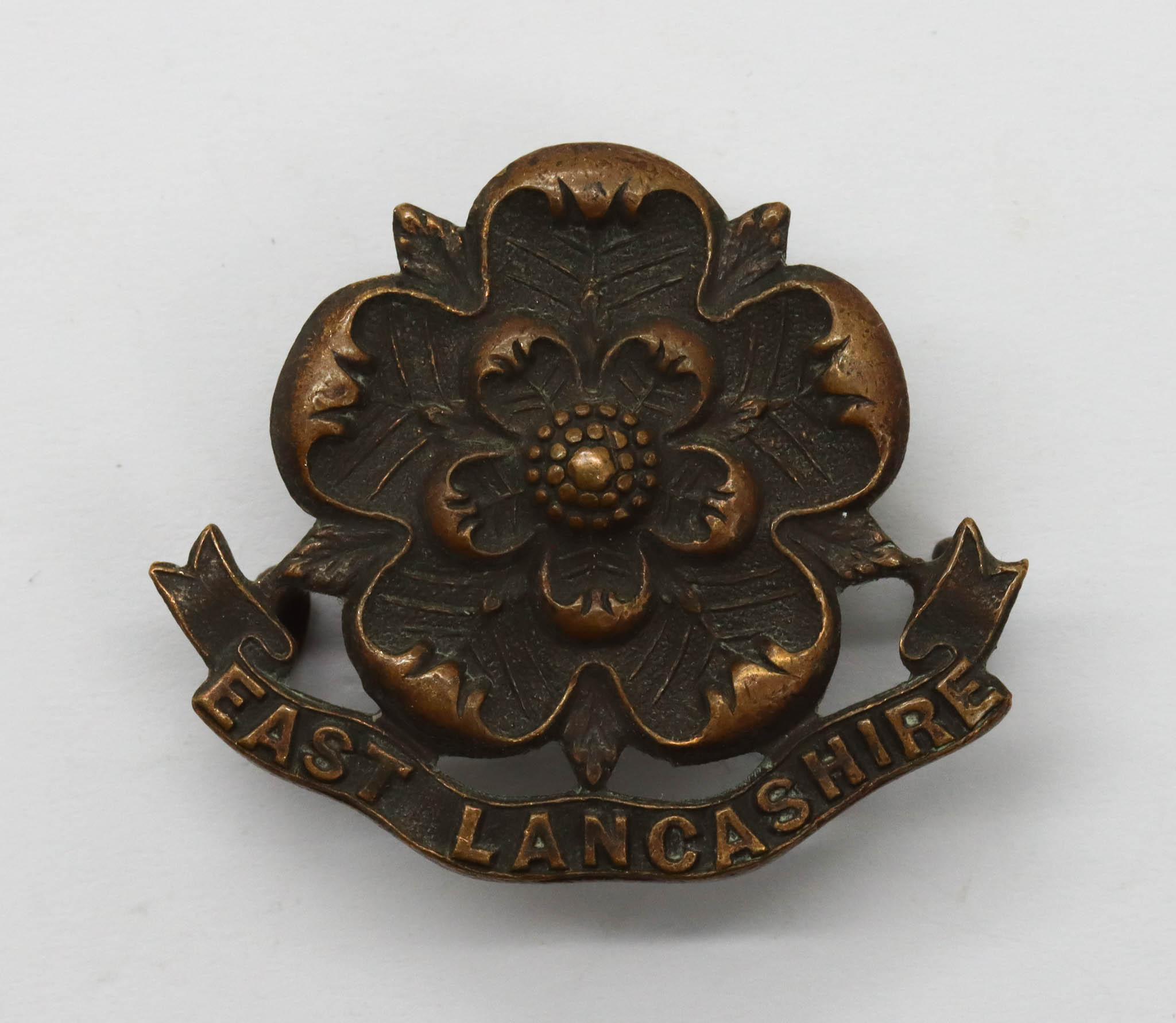 East Lancashire Regiment Officer's Service Dress Collar Badge