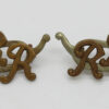 Pair of City of London Yeomanry (Rough Riders) Collar Badges