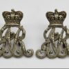 Pair of Queen's Own Oxfordshire Hussars Collar Badges