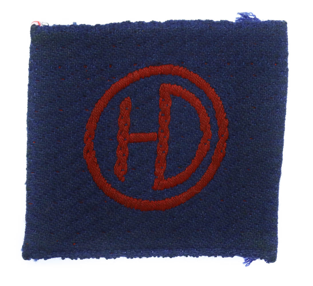51st (Highland) Division Cloth Formation Sign