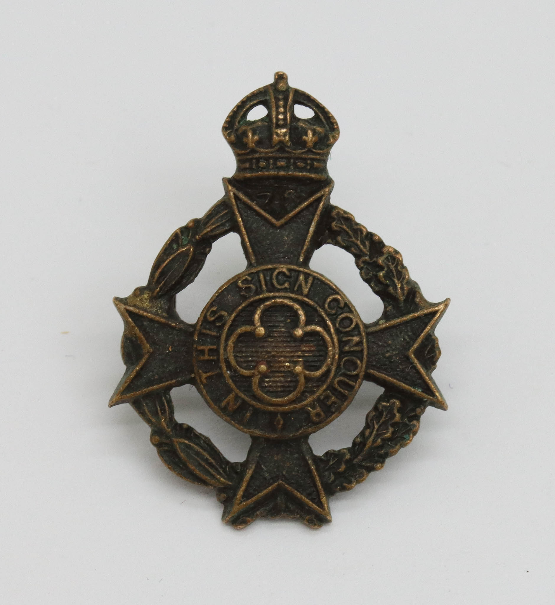 Royal Army Chaplains Department Collar Badge - King's Crown