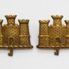 Pair of Suffolk Regiment Collar Badges