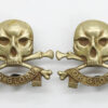 Pair of 17th/21st Lancers Collar Badges