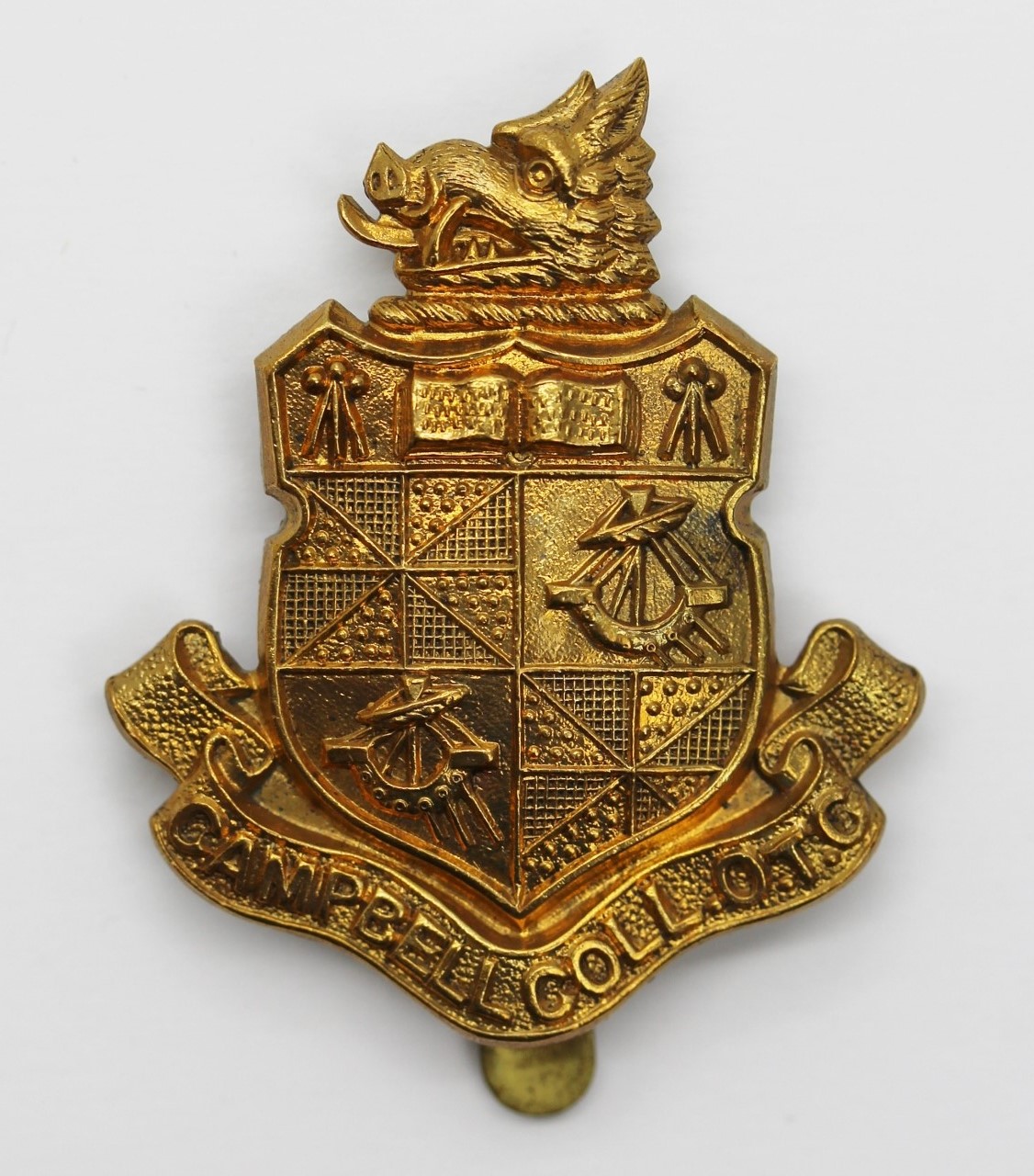 Campbell College, Belfast O.T.C. Cap Badge