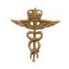 Royal Air Force (R.A.F.) Medical Branch Collar Badge - Queen's Crown