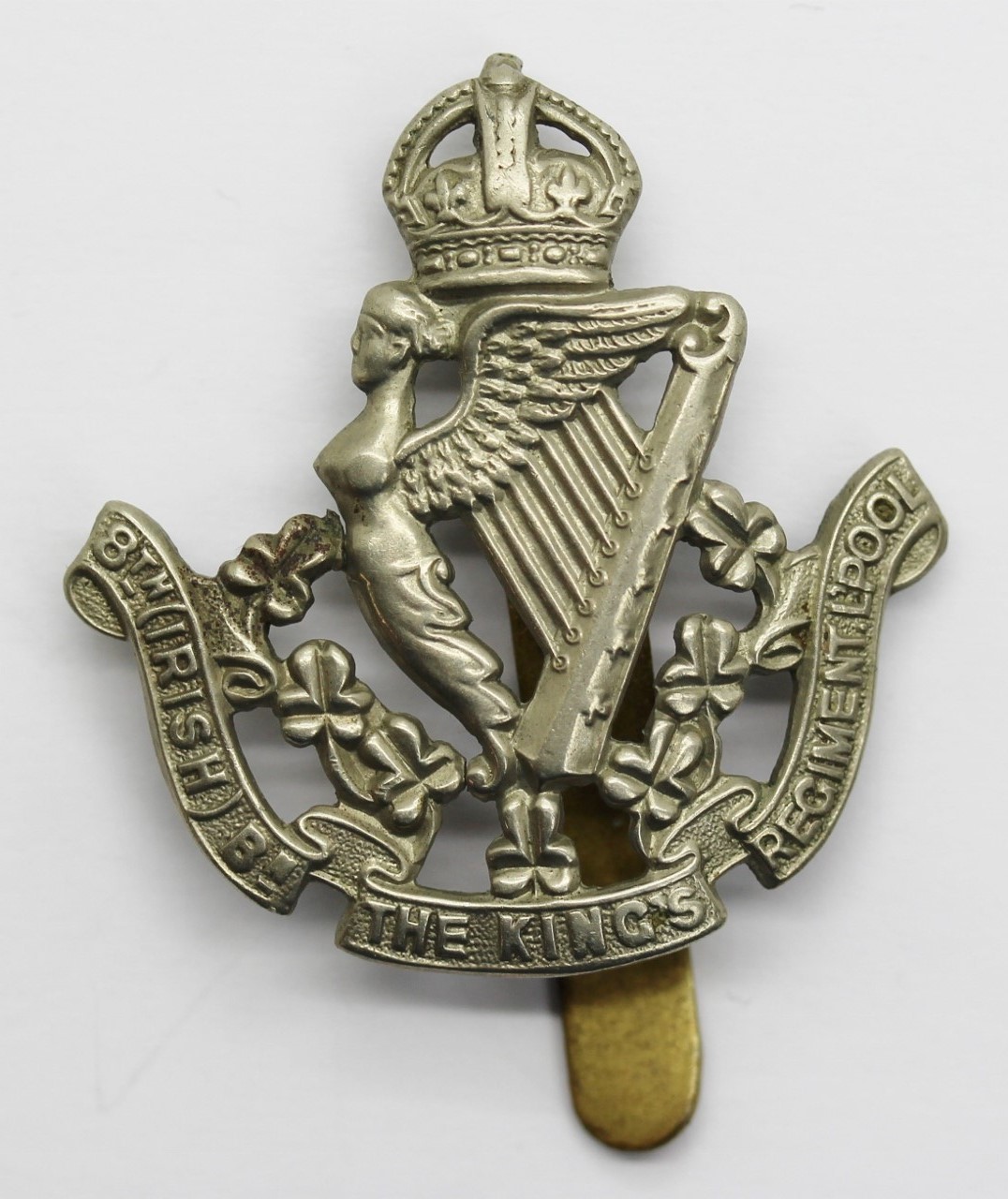 8th (Irish) Bn. King's Liverpool Regiment  Cap Badge