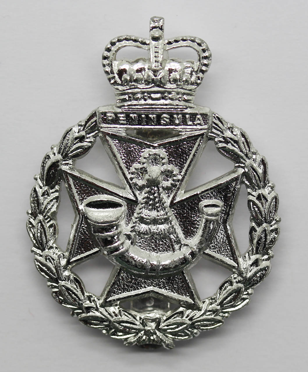 Green Jackets Brigade Anodised (Staybrite) Cap Badge