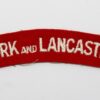 York And Lancaster Regiment (YORK AND LANCASTER) Cloth Shoulder Title