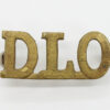 Duke of Lancaster's Own Yeomanry (D.L.O.) Shoulder Title