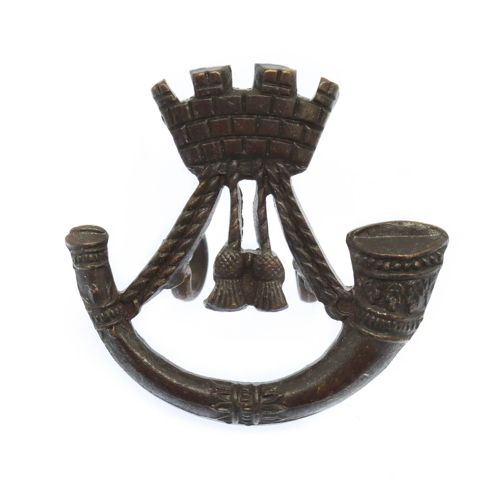 Somerset & Cornwall Light Infantry Officer's Bronze Collar Badge