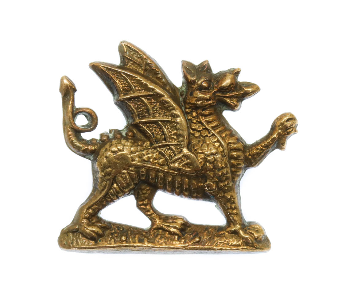 1st Bn. Monmouthshire Regiment Collar Badge