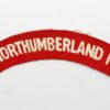 Royal Northumberlsnd Fusiliers (R.NORTHUMBERLAND FUS) Cloth Shoulder Title
