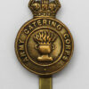 Army Catering Corps Brass Cap Badge - King's Crown