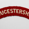 Gloucestershire Regiment (GLOUCESTERSHIRE) Cloth Shoulder Title