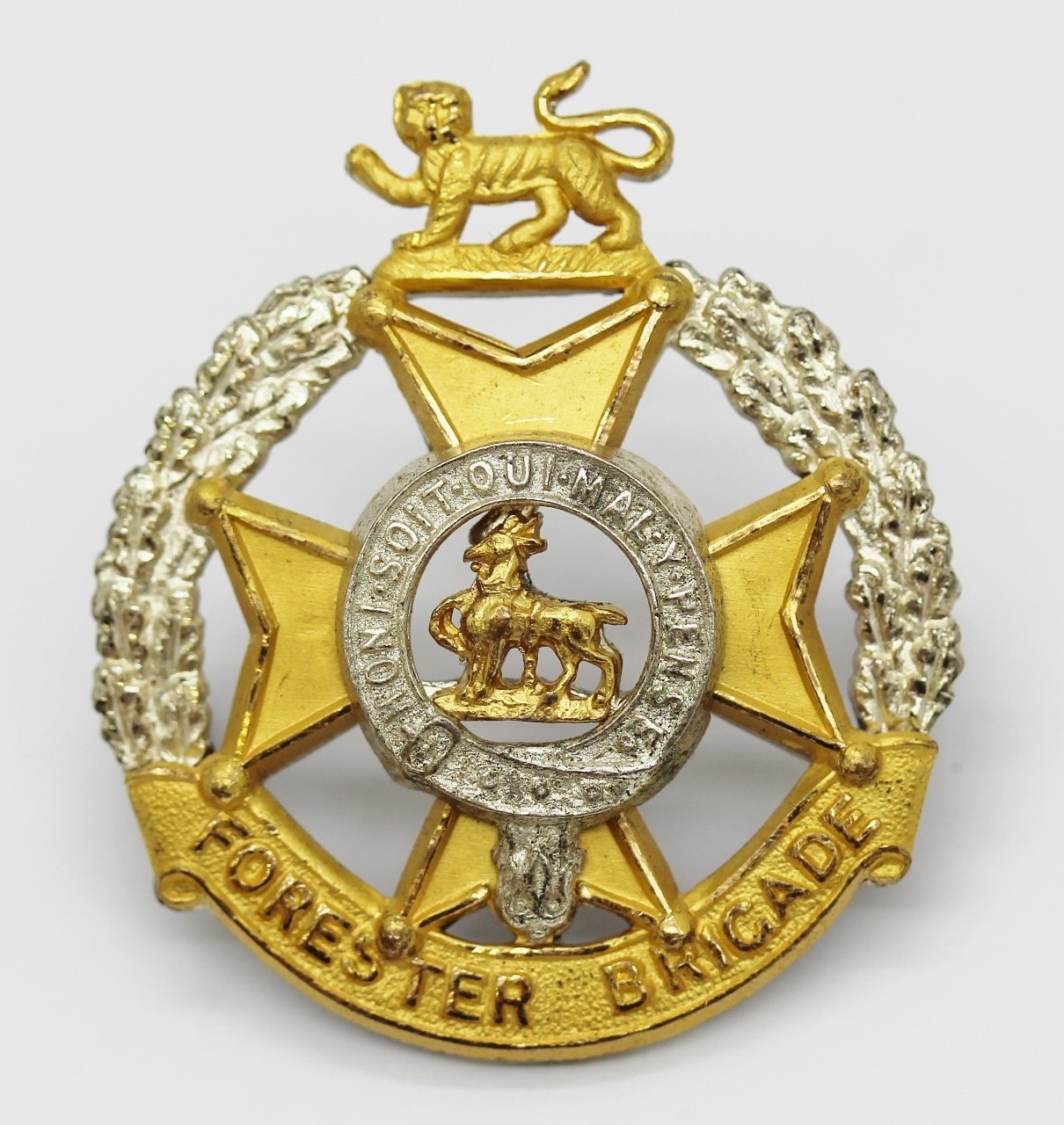 Forester Brigade Officer's Cap Badge