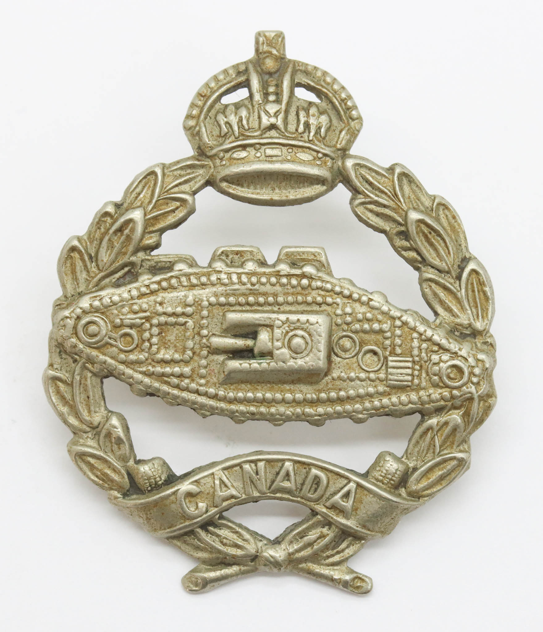 WW2 Canadian Tank Corps Cap Badge