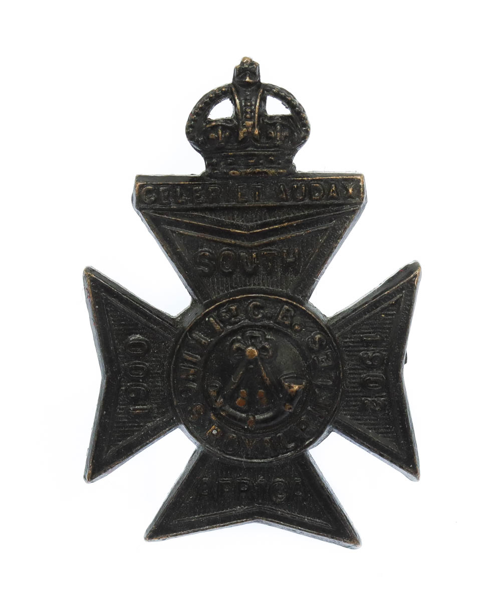 1st Cadet Bn. King's Royal Rifle Corps (K.R.R.C.) Beret Badge - King's Crown