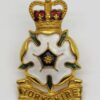 Yorkshire Brigade / Volunteers Officer's Enamelled Cap Badge