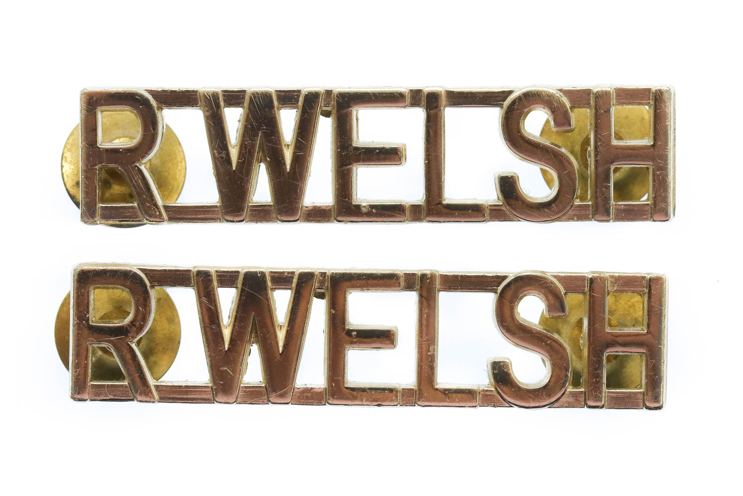 Pair of The Royal Welsh (R.WELSH) Shoulder Titles