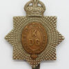 1st King's Dragoon Guards Cap Badge - King's Crown