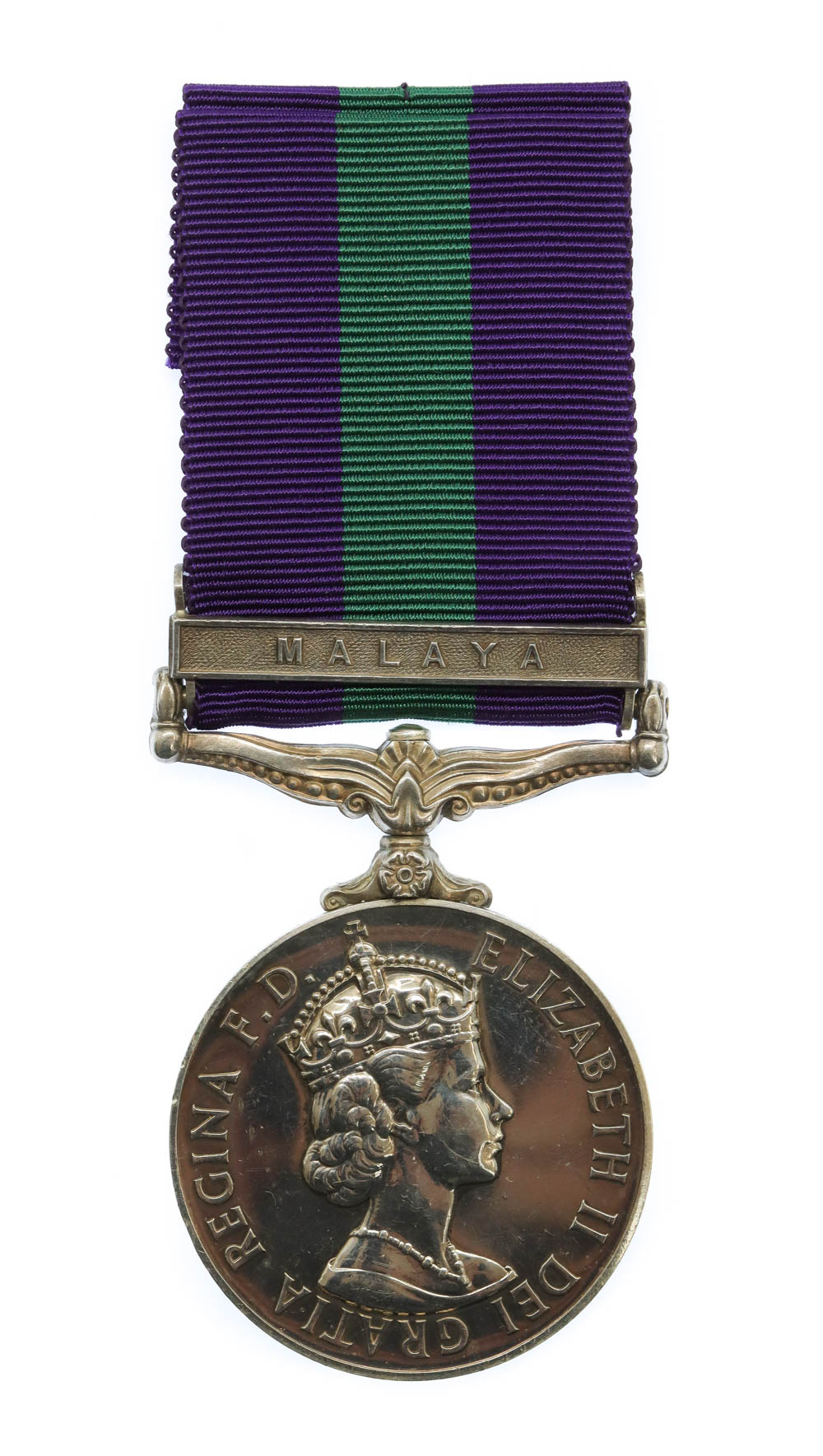General Service Medal (Clasp - Malaya) - Pte. D. Louden, King's Own Scottish Borderers