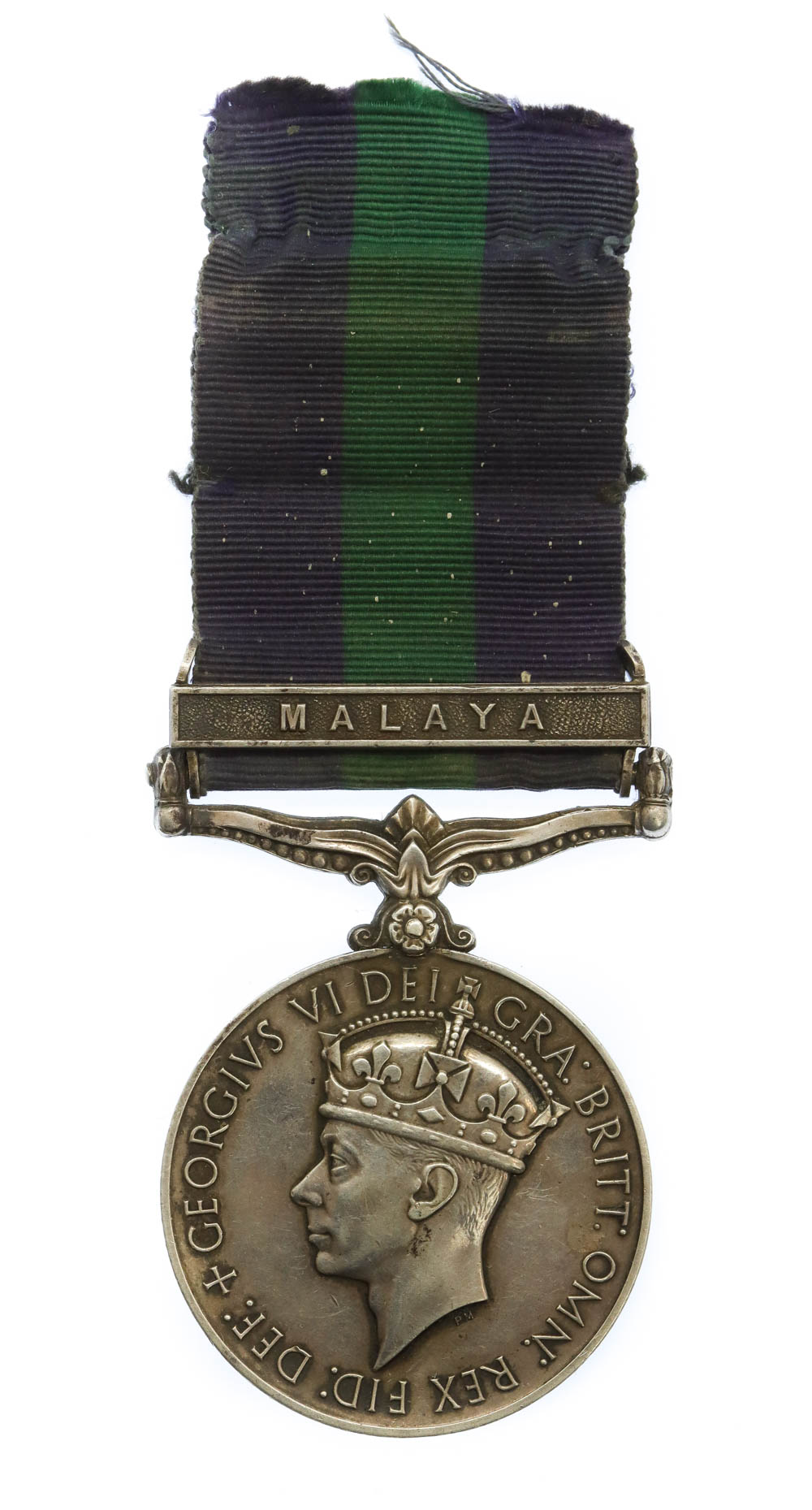General Service Medal (Clasp - Malaya) - Pte. P Hendry, Gordon Highlanders
