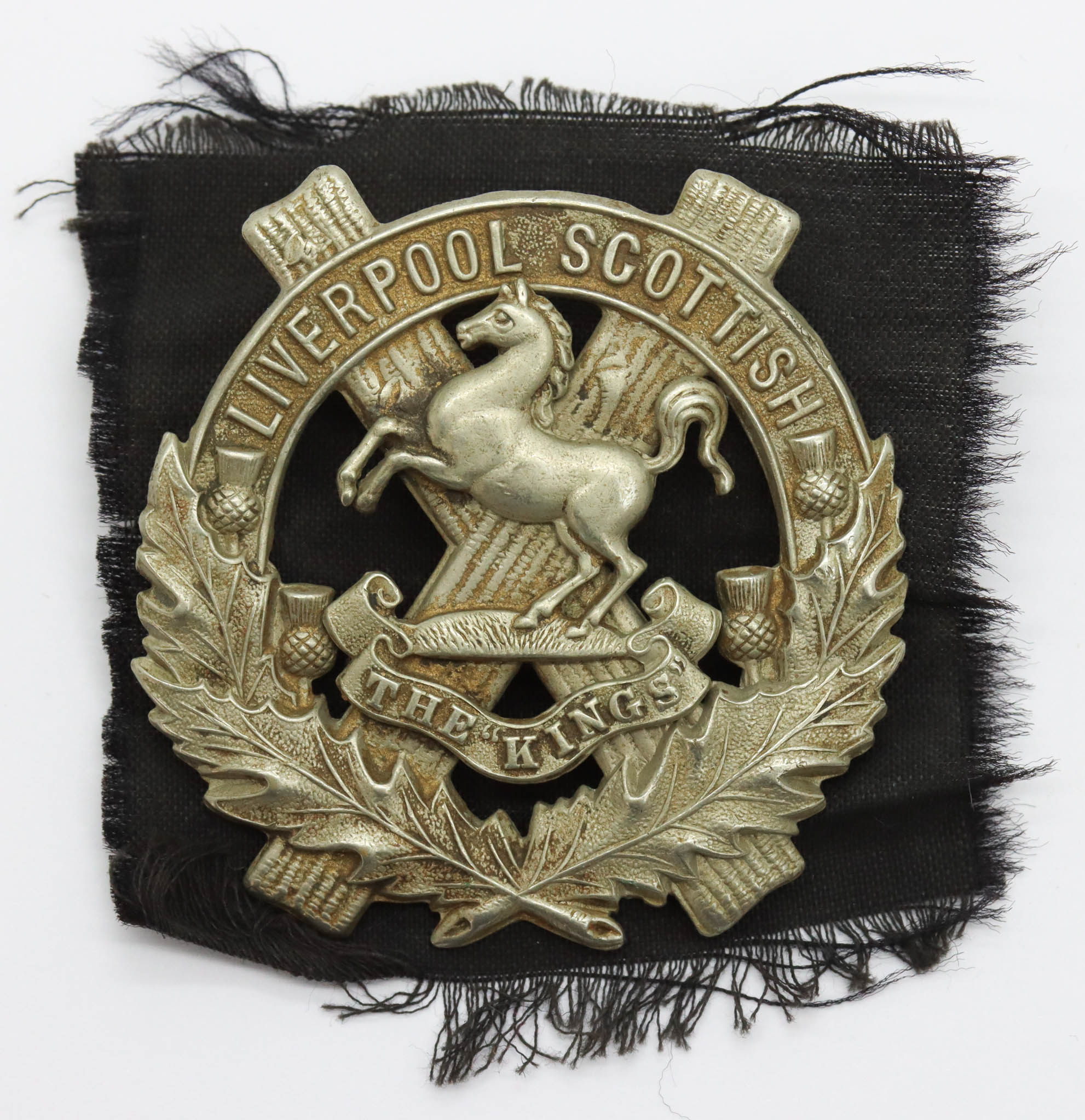 10th (Scottish) Bn. King's Liverpool Regiment (Liverpool Scottish) Cap Badge