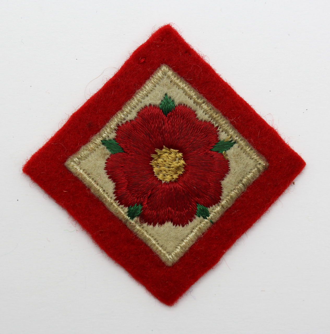 42nd (Lancashire) Division Cloth Formation Sign