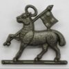Queen's (Royal West Surrey) Regiment WW2 Plastic Economy Cap Badge