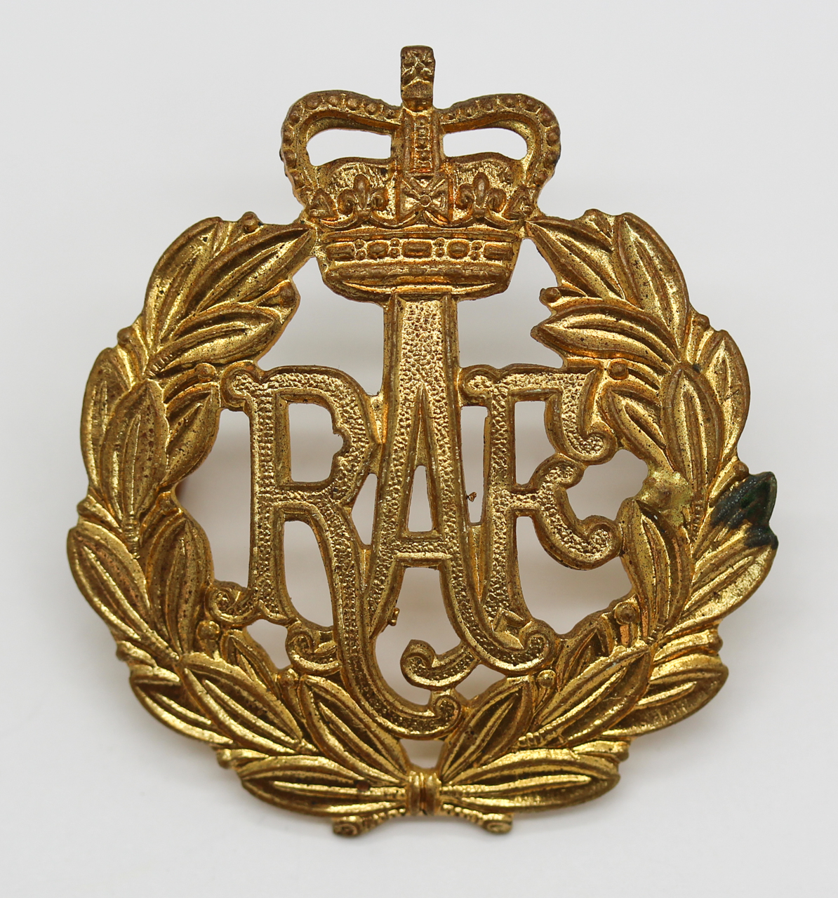 Royal Air Force (R.A.F.) Cap Badge - Queen's Crown