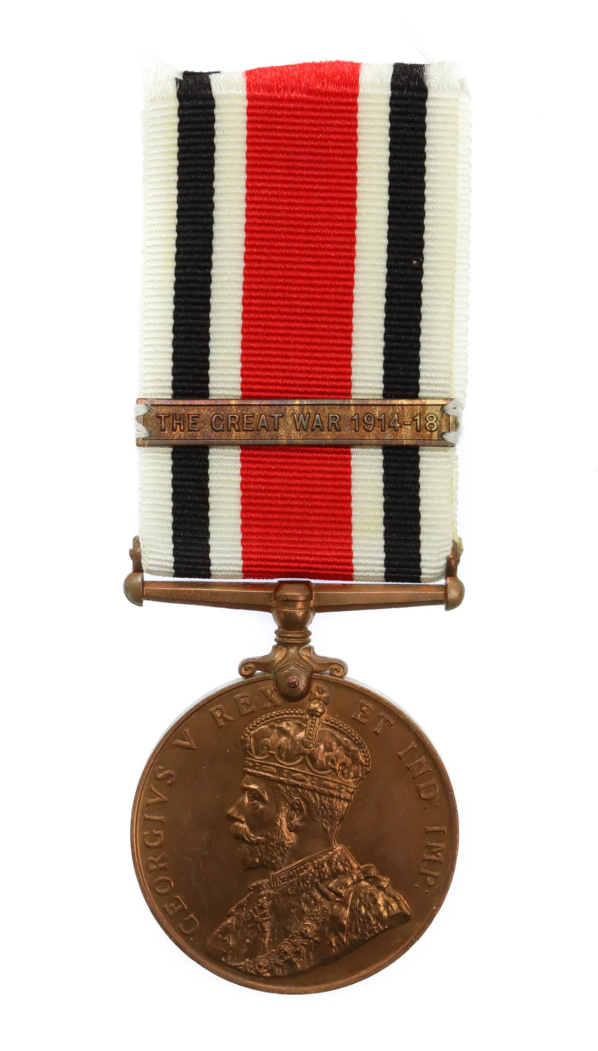 George V Special Constabulary Long Service Medal (Clasp - The Great War 1914-18) - Sergt. Herbert Mitchell