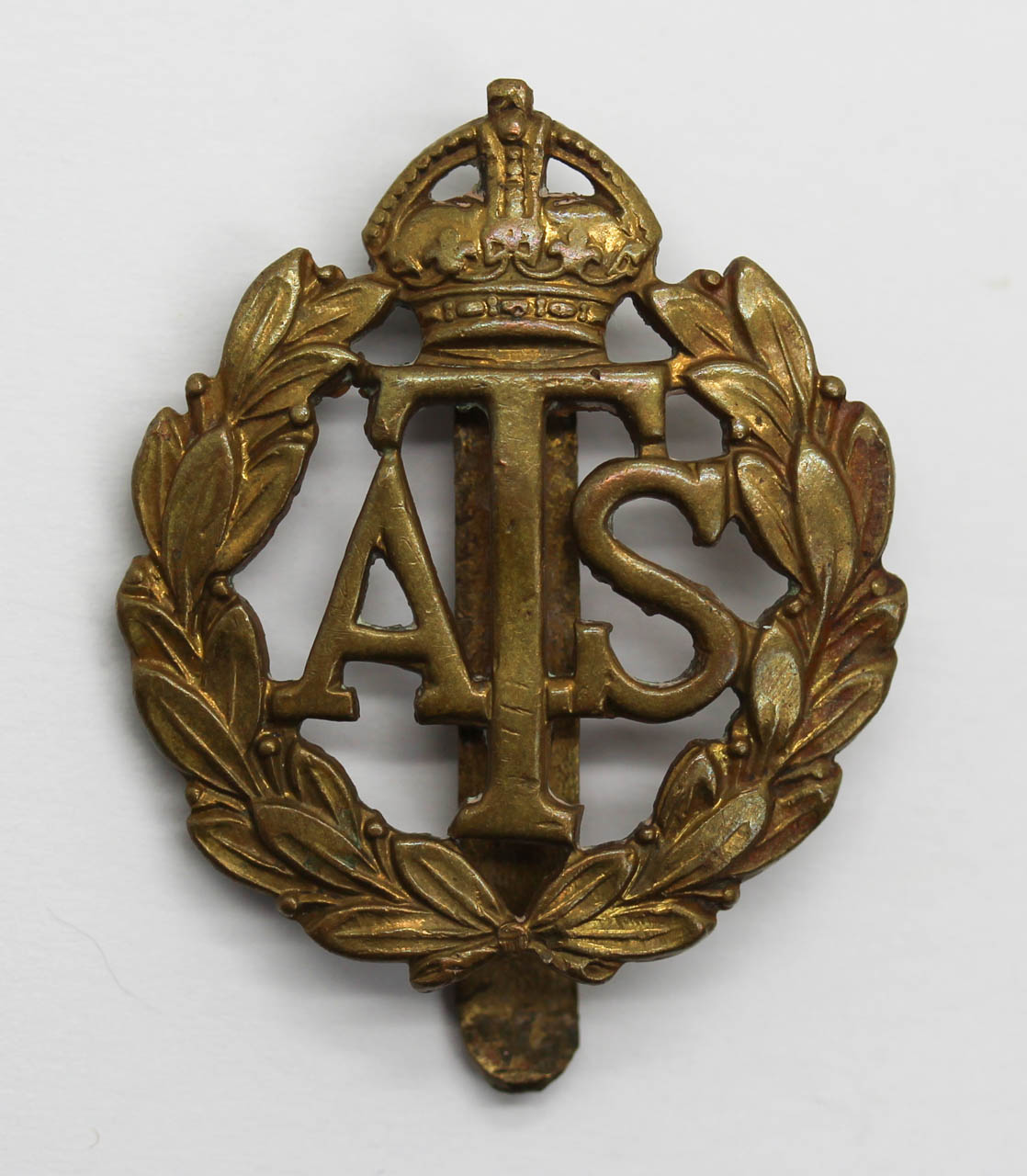 Auxiliary Territorial Service (A.T.S.) Cap Badge - King's Crown