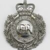 Devon Constabulary Wreath Helmet Plate - Queen's Crown