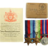 WW2 Merchant Navy Casualty Medal Group of Three - 4th Engineer Officer John Rankin Collinson, S.S. Ashworth, Merchant Navy