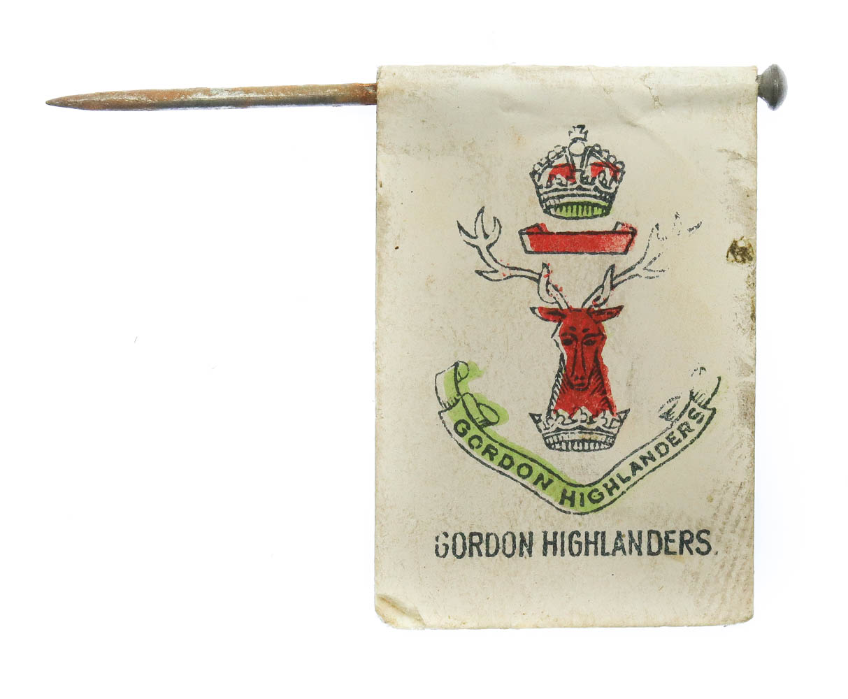 WW1 Gordon Highlanders Flag Day Fundraising Pin Badge