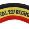 Canadian Royal 22nd Regiment (ROYAL 22e Regiment) Cloth Shoulder Title