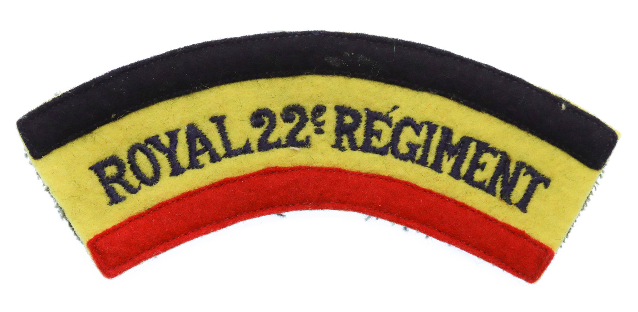 Canadian Royal 22nd Regiment (ROYAL 22e Regiment) Cloth Shoulder Title