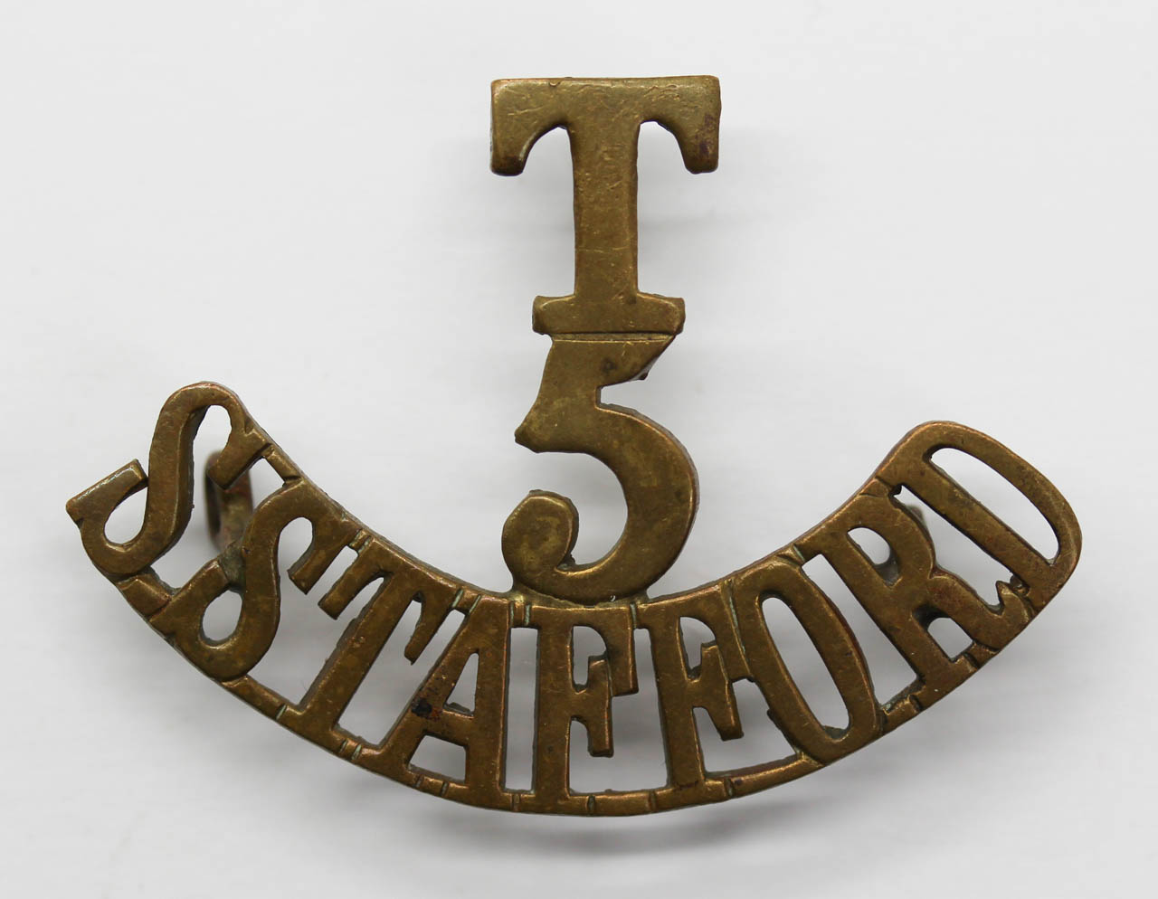 5th Territorial Bn. South Staffordshire Regiment (T/5/S.STAFFORD) Shoulder Title
