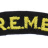 Royal Electrical & Mechanical Engineers (R.E.M.E.) Cloth Shoulder Title