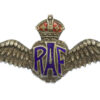 Royal Air Force (R.A.F.) Sterling Silver & Enamel Sweetheart Brooch