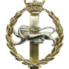 King's Own Royal Border Regiment Anodised (Staybrite) Cap Badge